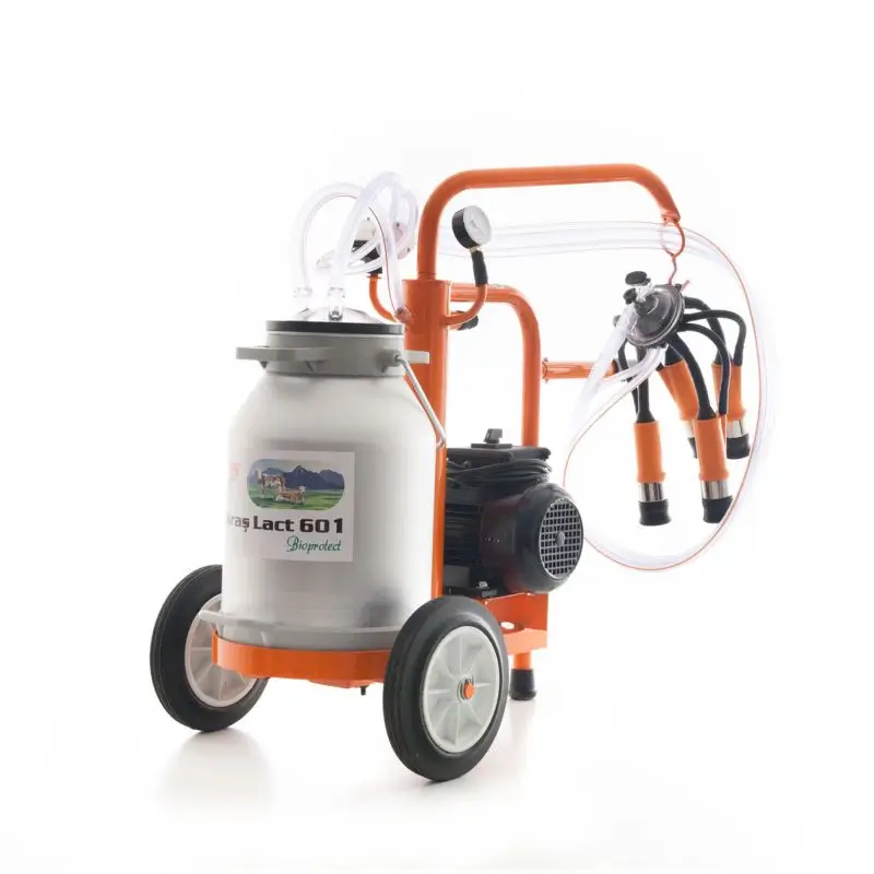 Aparat de muls RURIS Făgăraș Lact 601 - pentru vaci, bidon 25 l, 550 W