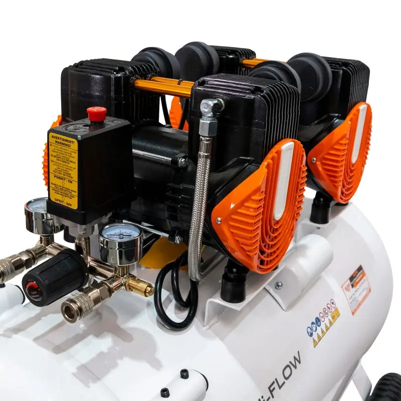 Compresor RURIS Silent Power 10000 OilFree - 100 l, 528 l/min, 8 bar - vedere 11