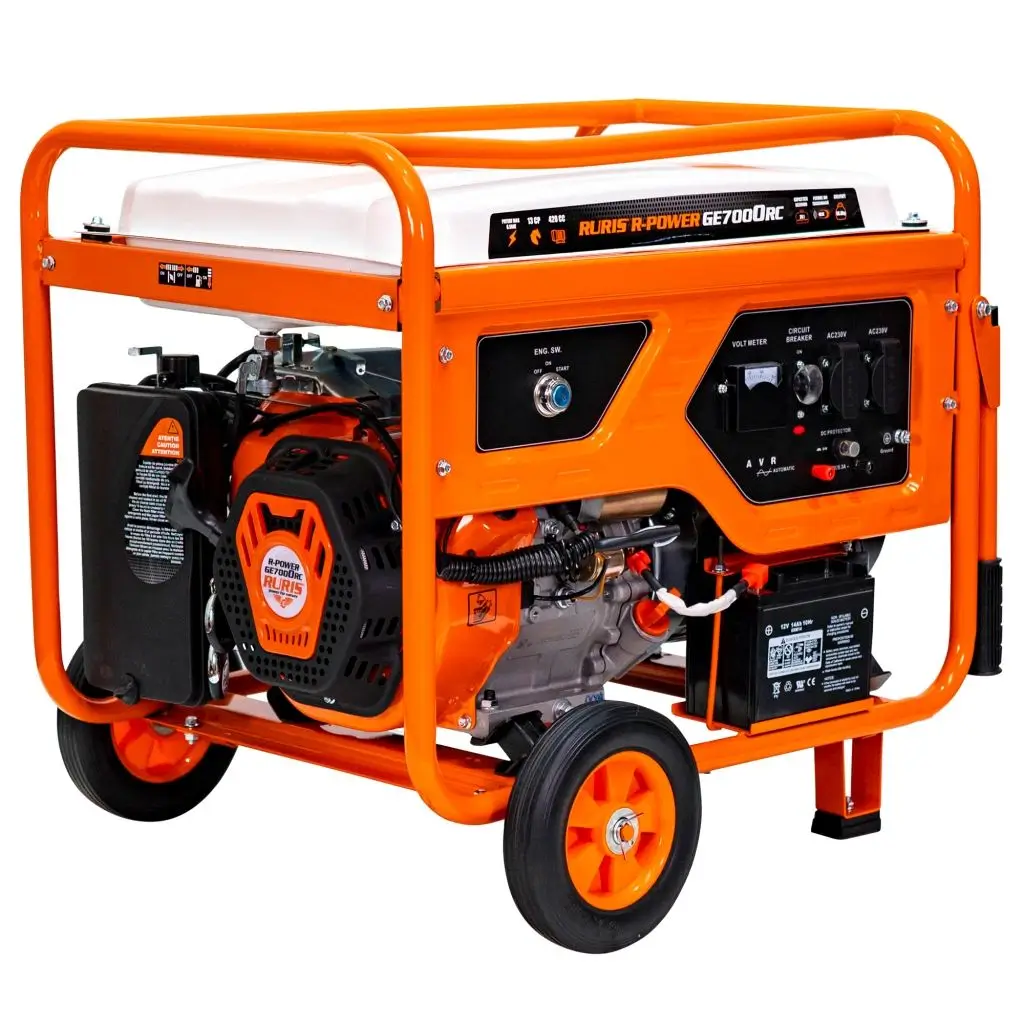 Generator de curent RURIS R-Power GE7000RC - 6,5 kW, monofazat