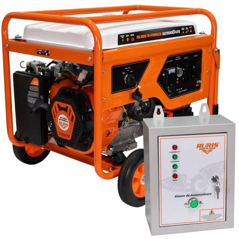 Generator de curent RURIS R-Power GE9000 ATS - 7,5 kW, monofazat, ATS