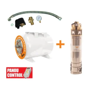 Kit hidrofor RURIS Dunărea 24 - 750 W, vas 24 l, H max. 60 m
