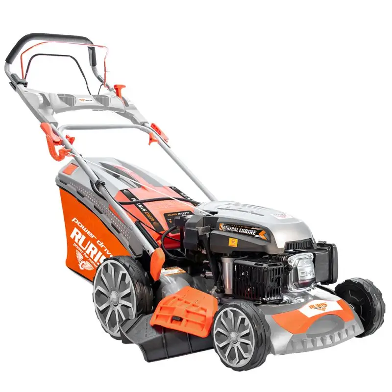 Mașină de tuns gazon RURIS RX331S - benzină, tăiere 46 cm, autopropulsată