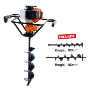 Motoburghiu RURIS TT10 - 1,7 CP, burghie 100/150 mm