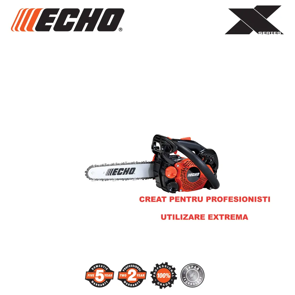 Motoferăstrău ECHO CS-2511TES - benzină, 1,11 kW, șină 25 cm
