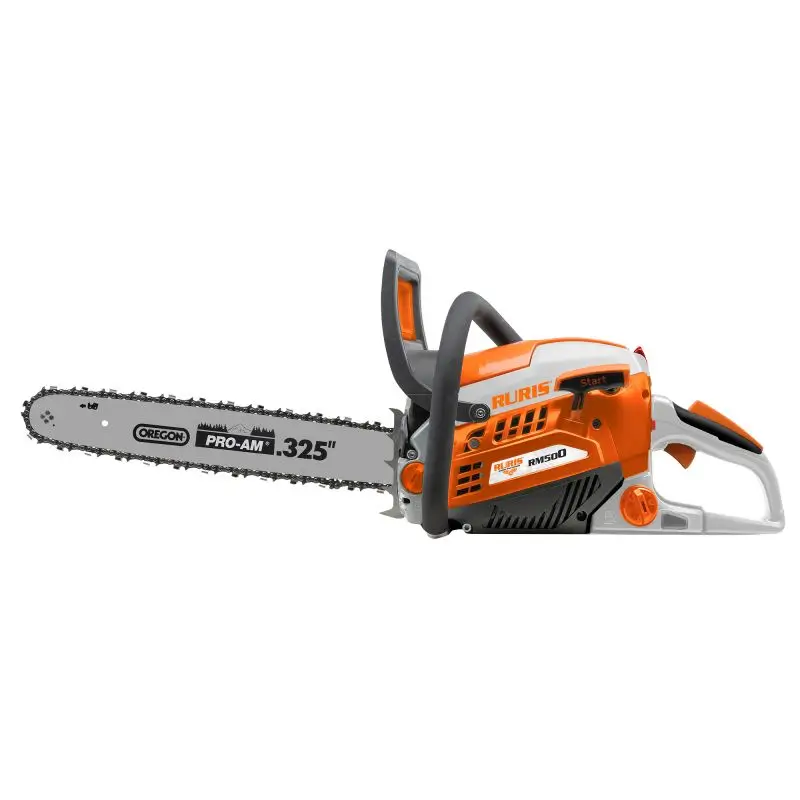 Motoferăstrău RURIS RM500 - benzină, 3,3 CP, șină 45 cm