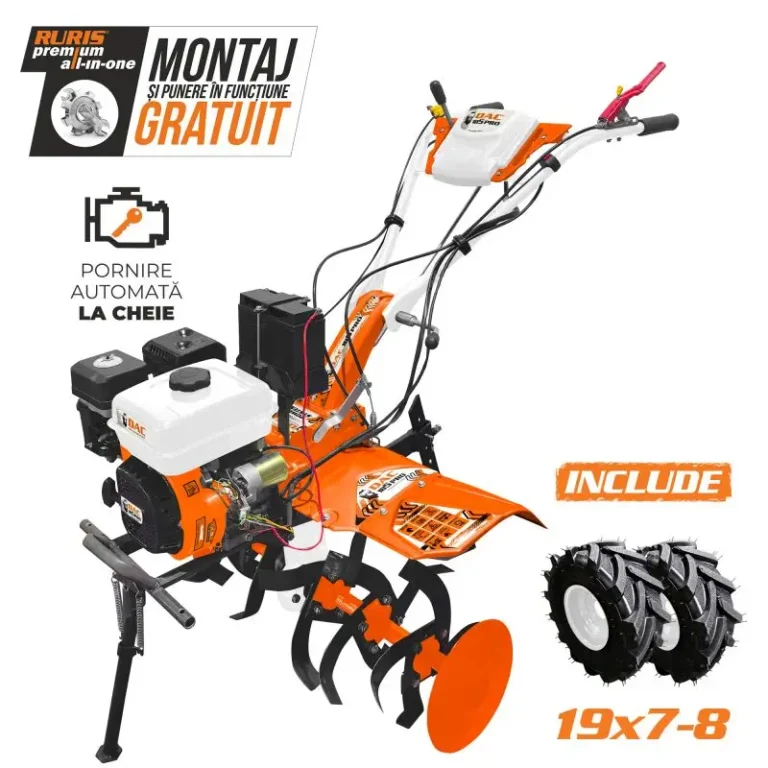 Motosapă DAC 185 PRO - 8,5 CP, lățime 93 cm + roți de cauciuc 19x7-8 - vedere 4