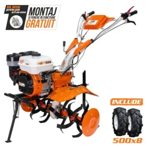 Motosapă RURIS 731K Start - 8,5 CP, lățime 83 cm + roți cauciuc 5.00-8