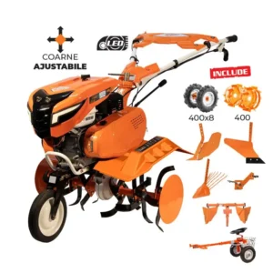 Motosapă RURIS 7500 ACC3 - 7 CP, 83 cm, roți 4.00-8 și rariță