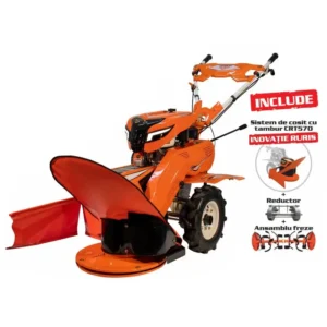 Motosapă RURIS 7800CRT - 7 CP, 83 cm, roți 4.00-8 și sistem de cosit