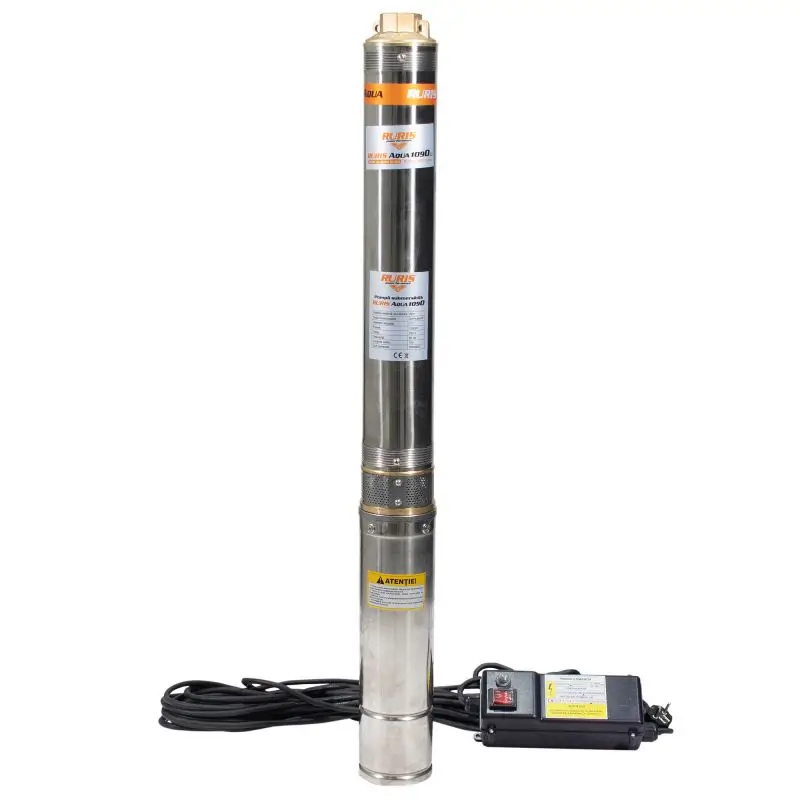 Pompă submersibilă RURIS Aqua 1090 - apă curată, 1100 W, 4 m³/h, H max. 100 m