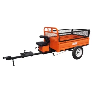 Remorcă RURIS 750S pentru motosapă/motocultor - 750 kg, basculare manuală