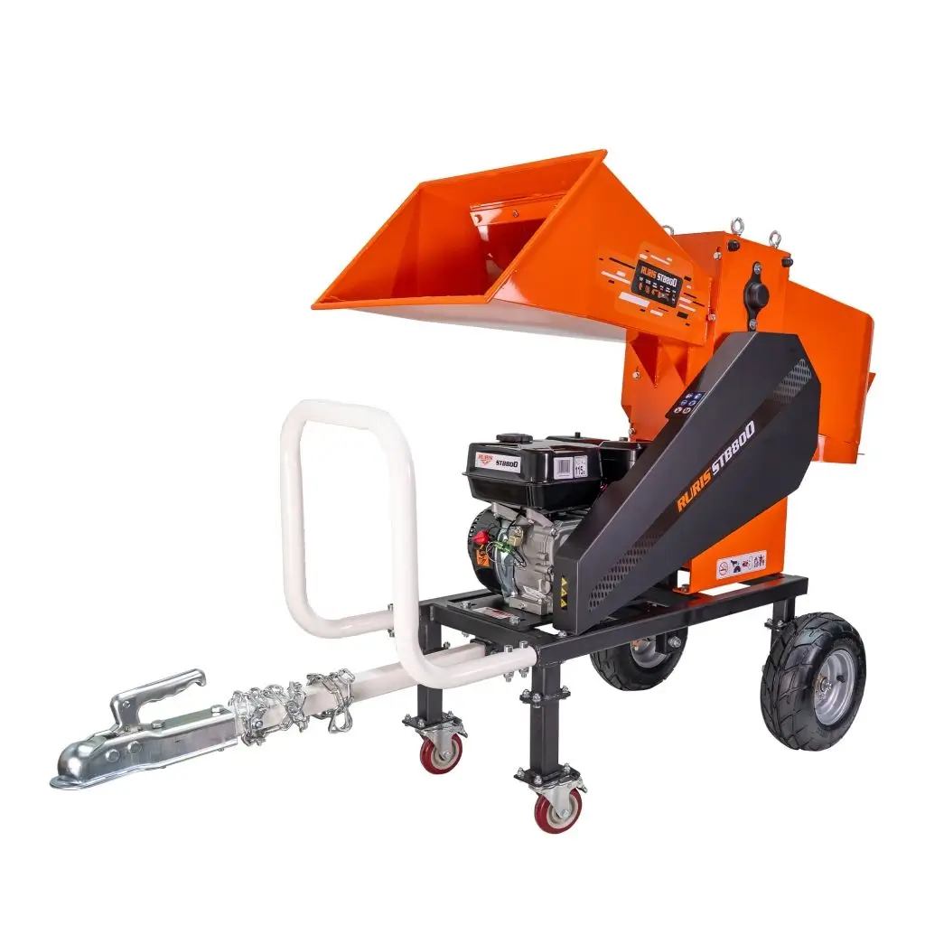 Tocător de crengi RURIS STB800 - 9 CP, crengi max. 80 mm