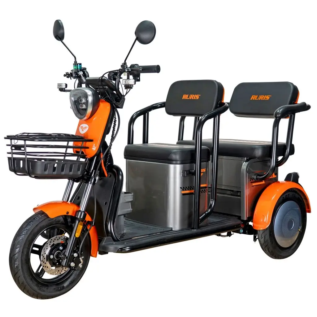 Triciclu electric pasageri RURIS Pilot 3020G - 2 kW, 50 km, 286 kg