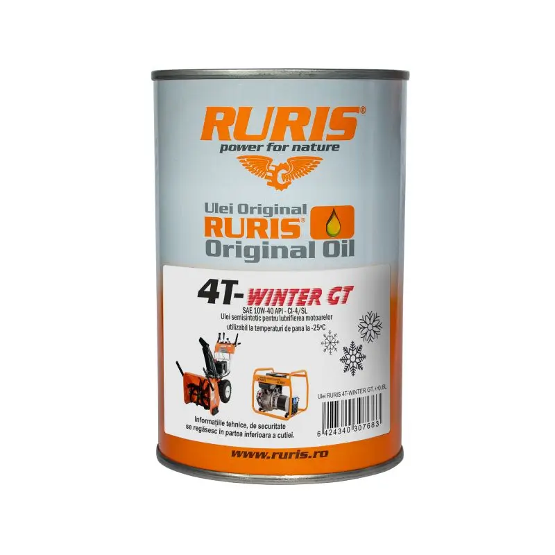 Ulei de motor RURIS 4T Winter GT - SAE 10W-40, 600 ml